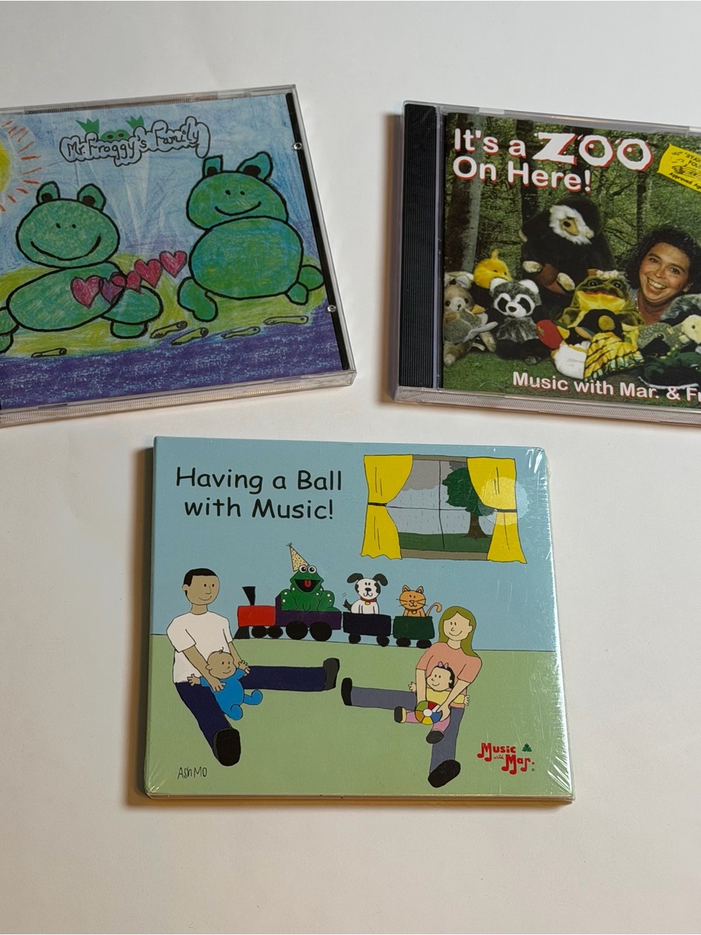 Music with Mar & Friends Froggy 3 CD LOT Kids Music Vintage Children's Bundle
